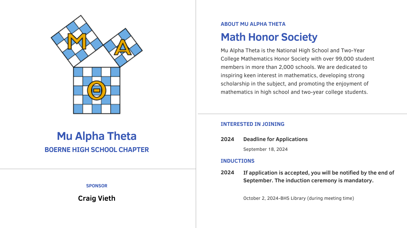 Mu Alpha Theta